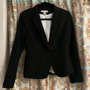 H&M black suit.